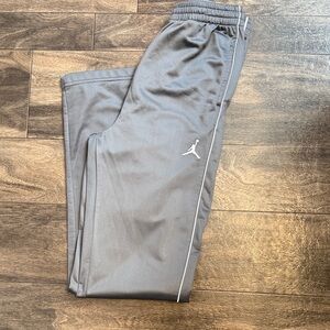Jordan Kids Gray Sweatpants with Logo sz xl